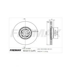 Fremax Brake Disc Front Each