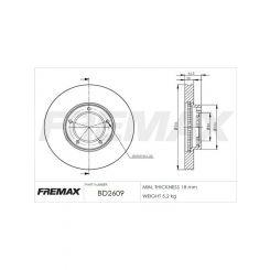 Fremax Brake Disc Front Pair