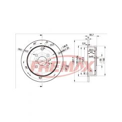 Fremax Brake Disc Rear Pair