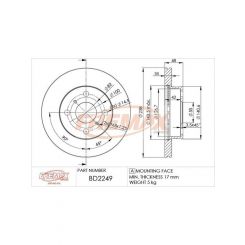 Fremax Brake Disc Front Pair