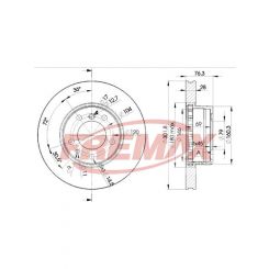 Fremax Brake Disc Front Each