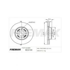 Fremax Brake Disc Front Pair