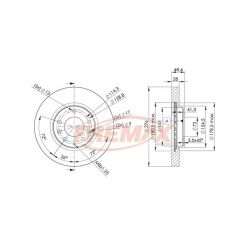 Fremax Brake Disc Front Pair