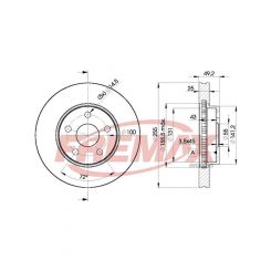 Fremax Brake Disc Front Pair