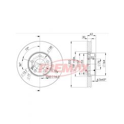 Fremax Brake Disc Front Each