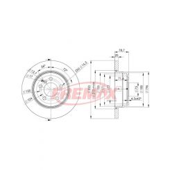 Fremax Brake Disc Rear Pair