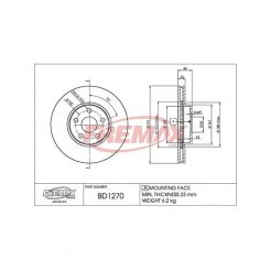 Fremax Brake Disc Front Pair