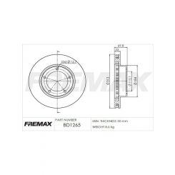 Fremax Brake Disc Front Pair