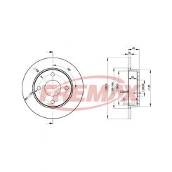 Fremax Brake Disc Front Pair