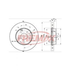 Fremax Brake Disc Front Pair