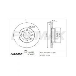 Fremax Brake Disc Front Pair