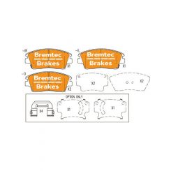 Bremtec Pro-Series Brake Pads