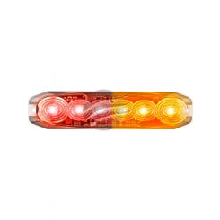 Autolamps Pkt 2 LED Stop/Tail/Indicator Lamp 12/24V Clear 250mm Pck