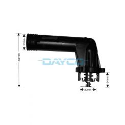Dayco Thermostat Housing 95C