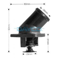 Dayco Thermostat Housing 88C