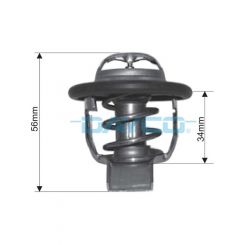 Dayco Thermostat Stainless Steel 56mm Dia 77C