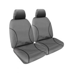 Sperling Expander Fit Seat Cover Kakadu Canvas Grey Front Row