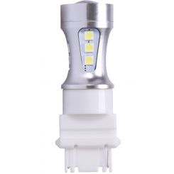 Autolamps Pkt 1 White LED Wedge Globe 12/24V Illum W3X16D W21W Base Pack