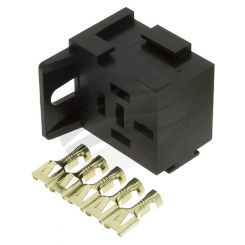 Jaylec Pack 10 Mini Relay Base Mountable Complete With Terminals