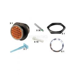 Deutsch Pack 1 Hdp30 31 Way Ser Connector Kit Incl. Pin Terminals,