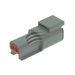 Deutsch Pack 1 Dtm Series 2 Way Plug Connector - Uses Size 20 Terms