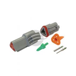 Deutsch Pck 10 Dt Series 3 Way Connect Kit Incl Green Band Terminals &