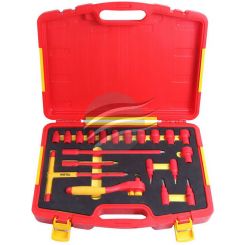 Tolsen 1000V Insulated Socket Set 20 Piece Includes T-Handels Ev