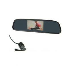Gator 4.3" Clip On Mirror Reverse Camera Kit Wired System w/ Butterfly