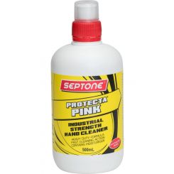 Septone Protecta Pink Hand Cleaner Heavy Duty Squeeze Bottle 500ml