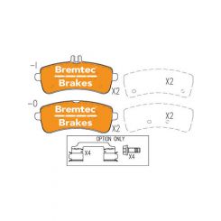 Bremtec Evolve Hybrid-Carbon Brake Pad