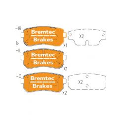 Bremtec Pro-Series Brake Pad