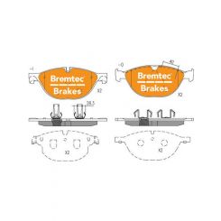 Bremtec Evolve Hybrid-Carbon Brake Pad