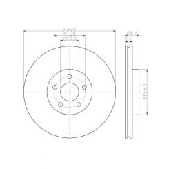 Bremtec Euro-Line Disc Brake Rotor (Pair) 320mm