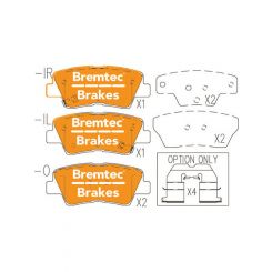 Bremtec Trade Line Brake Pad