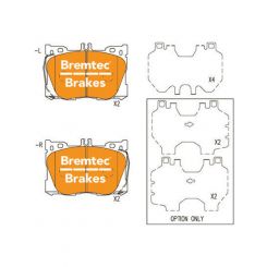 Bremtec Evolve Hybrid-Carbon Brake Pad