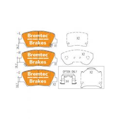 Bremtec Trade Line Brake Pad