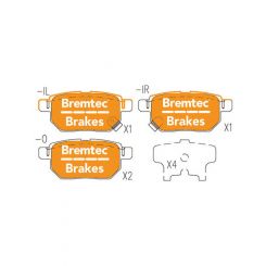 Bremtec Trade Line Brake Pad