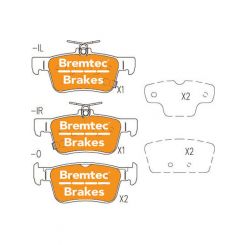 Bremtec Trade Line Brake Pad