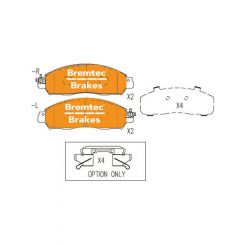 Bremtec Pro-Series Brake Pad