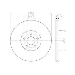 Bremtec Euro-Line Disc Brake Rotor (Pair) 320mm