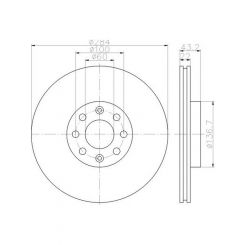 Bremtec Euro-Line Disc Brake Rotor (Pair) 284mm