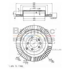 Bremtec Euro-Line Disc Brake Rotor (Pair) 350mm