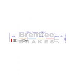 Bremtec Euroline Brake Wear Sensor