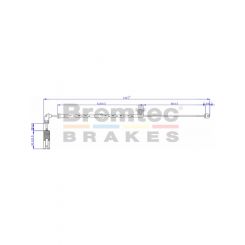 Bremtec Euroline Brake Wear Sensor