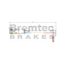 Bremtec Euroline Brake Wear Sensor