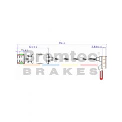 Bremtec Euroline Brake Wear Sensor