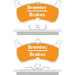 Bremtec Endure 4WD Brake Pad
