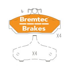 Bremtec Trade Line Brake Pad