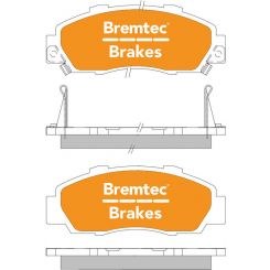 Bremtec Evolve Hybrid-Carbon Brake Pad