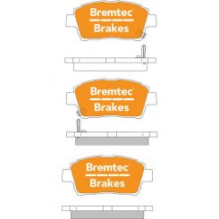 Bremtec Pro-Series Brake Pad